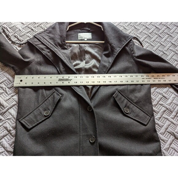 Wesc Black Wool Blend Jacket Size XS - Picture 11 of 13